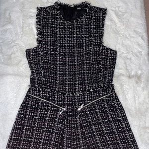 Zara tweed romper